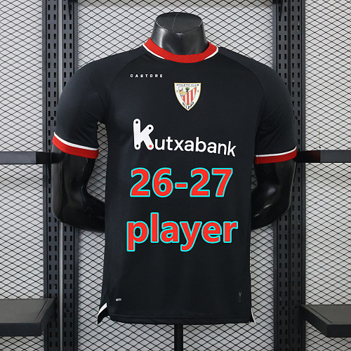 26-27 Athletic Bilbao Away Player Version Jersey S-3XL