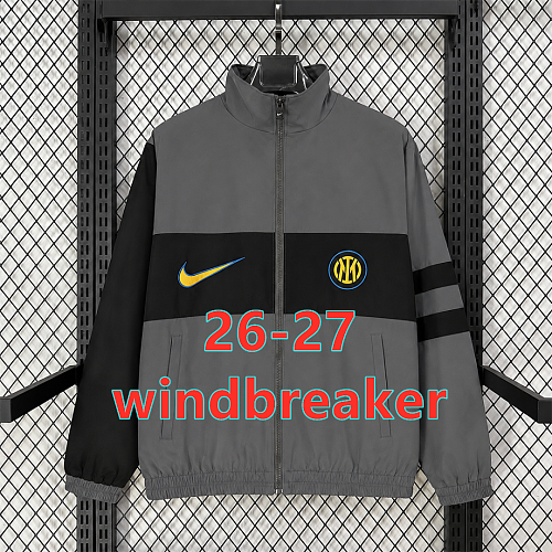 26-27 Inter Milan Retro Windbreaker S-2XL