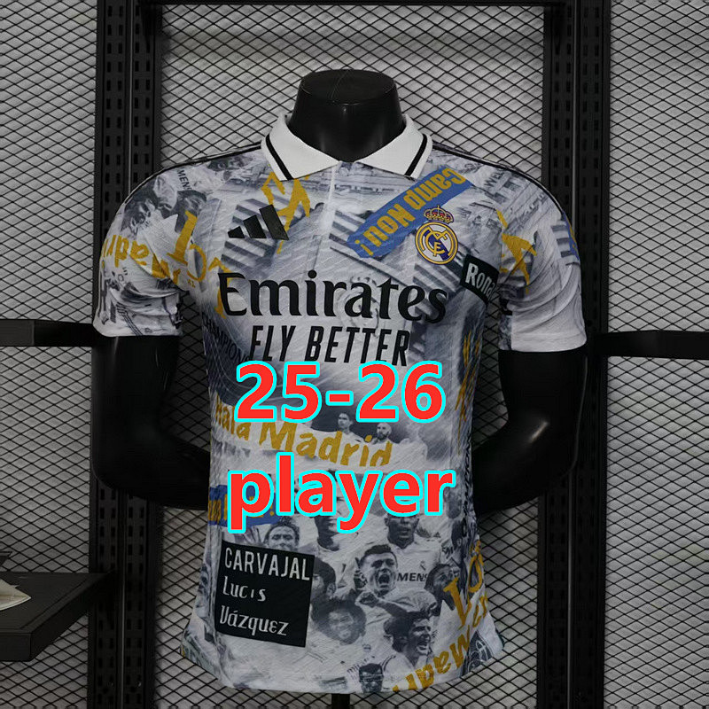 25-26 Real Madrid Special Player Version Jersey S-2XL