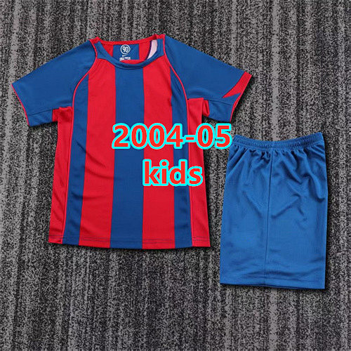Barcelona Home Retro Kids Jersey+shorts Kit 16 -28