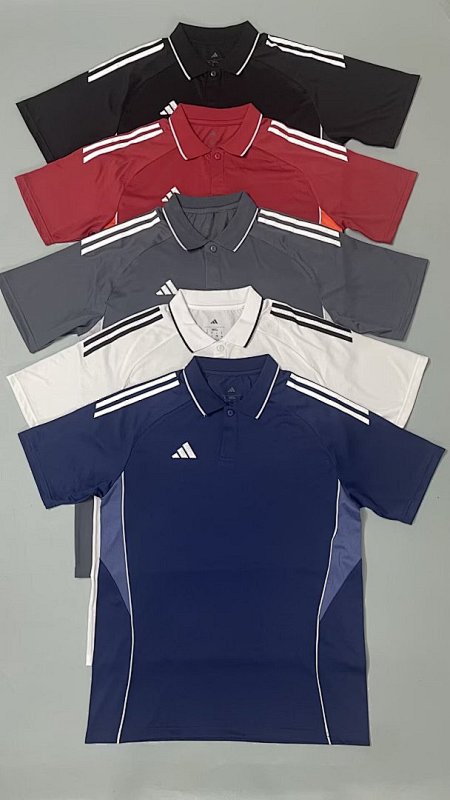 Adidas 26-27 A-D Short Sleeve Polo Jersey S-2XL Polo