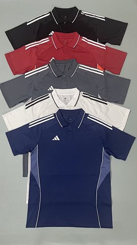 Adidas 26-27 A-D Short Sleeve Polo Jersey S-2XL Polo