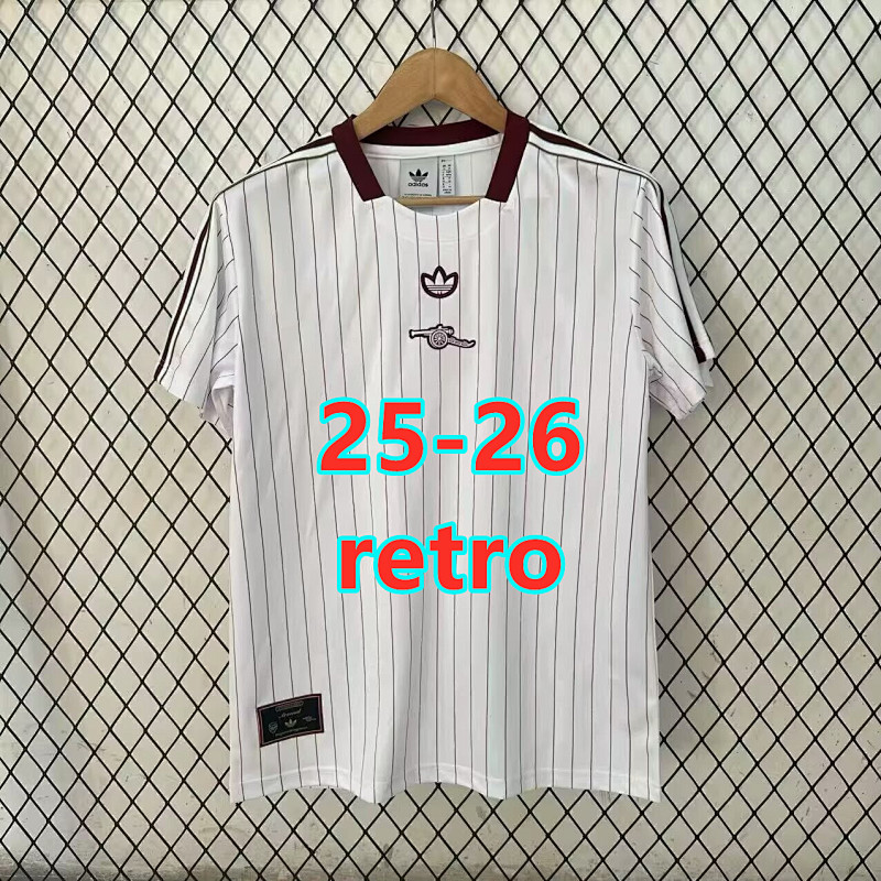 25-26 Arsenal Retro Fans Version Jersey S-2XL