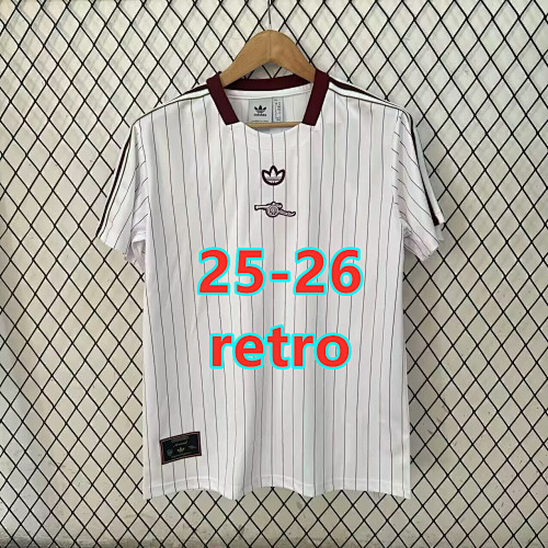 25-26 Arsenal Retro Fans Version Jersey S-2XL
