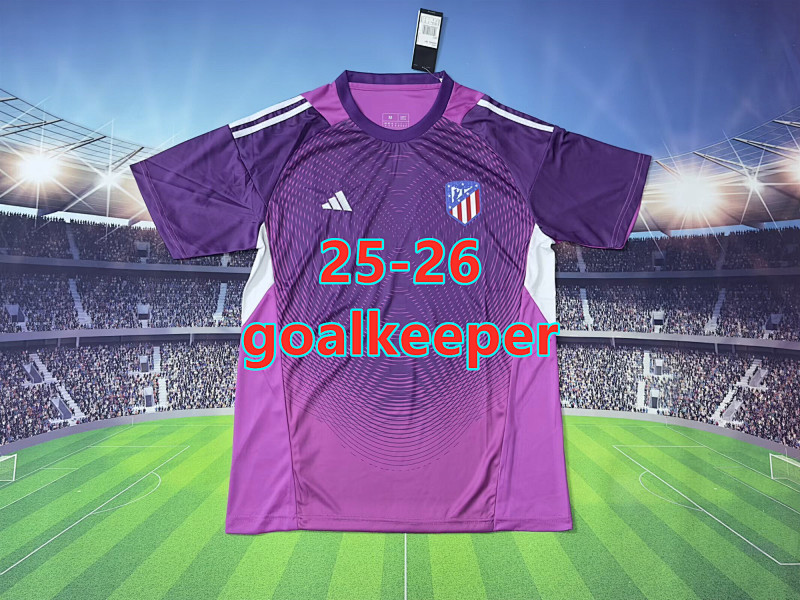25-26 Atletico Madrid Goalkeeper Fans Version Jersey S-2XL