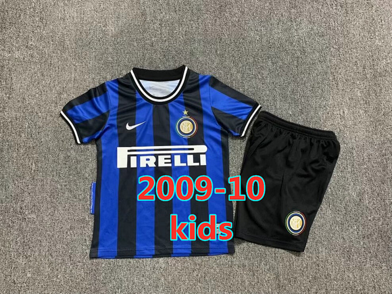 Inter Milan Home Retro Kids Jersey+shorts 16 -28