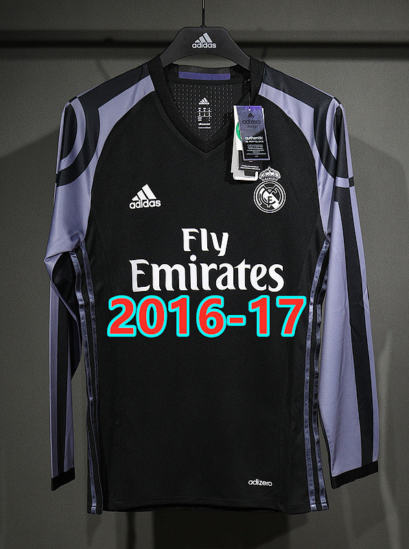 Real Madrid Retro Third Player Long Jersey S-2XL