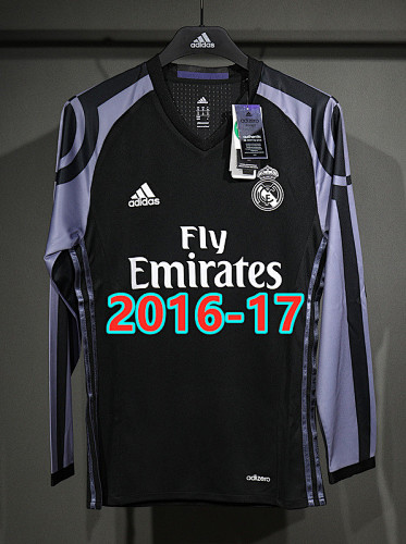 Real Madrid Retro Third Player Long Jersey S-2XL