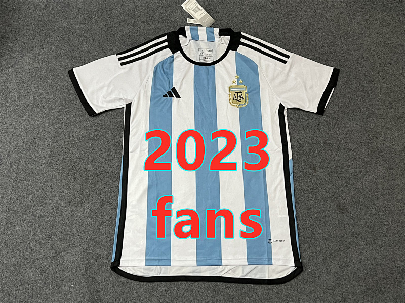 Argentina 3stars Fans Version Home Jersey S-2XL 3