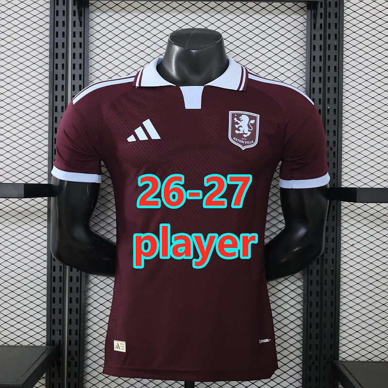 26-27 Aston Villa Home Player Version Jersey S-2XL