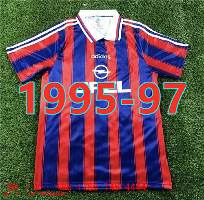 Bayern Retro TopThai Quality S-2XL