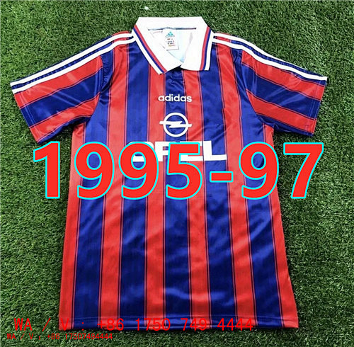 Bayern Retro TopThai Quality S-2XL