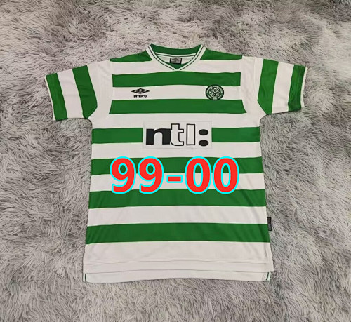 99-00 Celtic Home Retro Jersey S-2XL