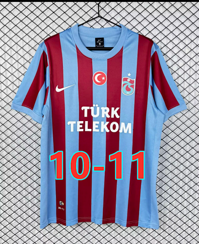 10-11 Trabzonspor Home Retro Fans Version Jersey S-2XL