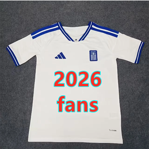 Greece Home Fans Version Jersey S-4XL
