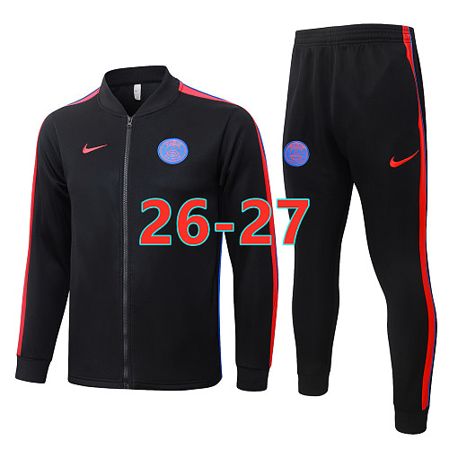 Balenciaga 26-27 Paris Psg Long Zipper Jacket S-2XL