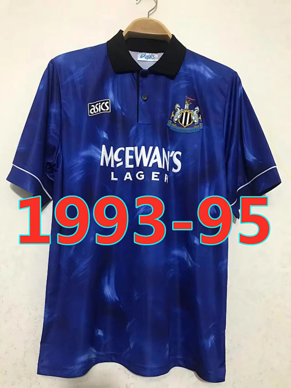 Newcastle United Away Retro Jersey S-2XL