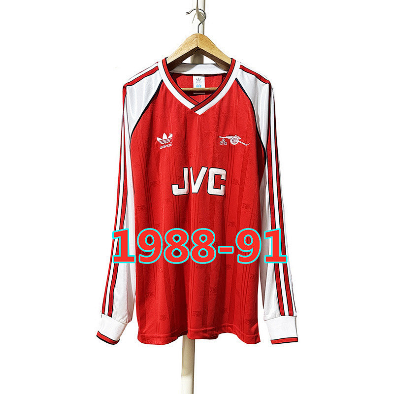Arsenal Retro Long Sleeve Home Jersey S-2XL