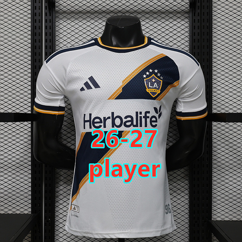 26-27 LA Galaxy Home Player Version Jersey S-2XL