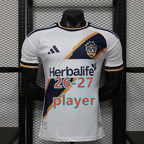26-27 LA Galaxy Home Player Version Jersey S-2XL