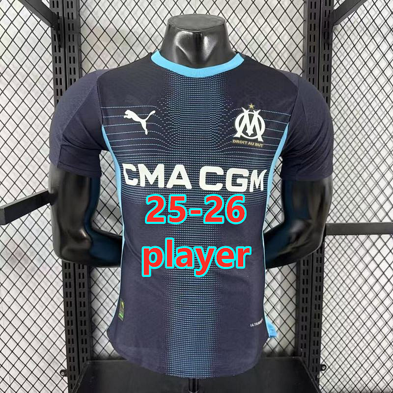 25-26 Marseille Away Player Version Jersey S-2XL