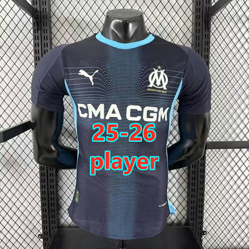 25-26 Marseille Away Player Version Jersey S-2XL