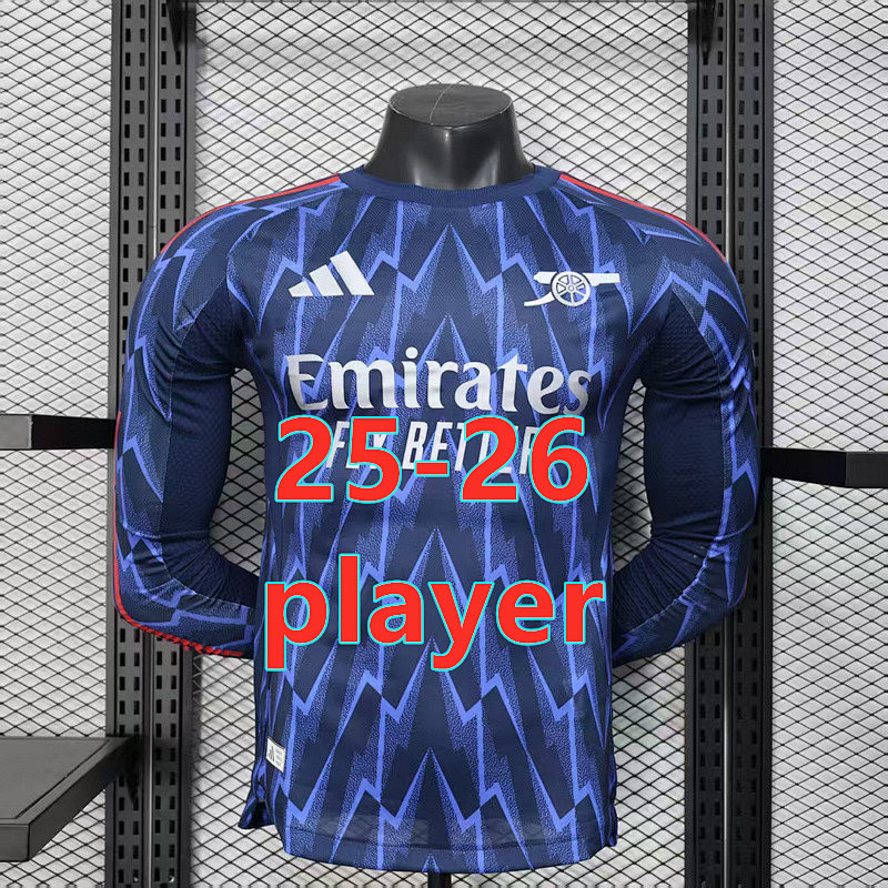 25-26 Arsenal Away Player Long Jersey S-3XL