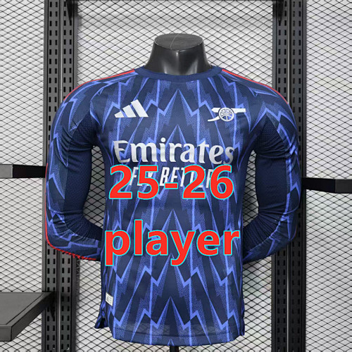 25-26 Arsenal Away Player Long Jersey S-3XL