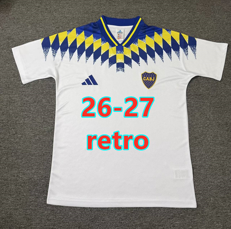 26-27 Boca Juniors Retro Fans Version Jersey S-4XL