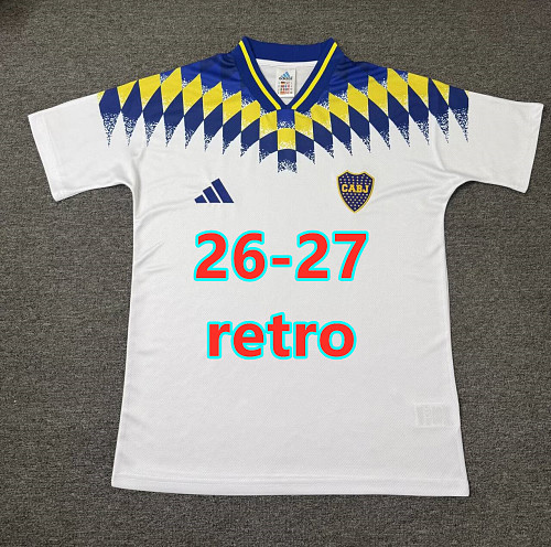 26-27 Boca Juniors Retro Fans Version Jersey S-4XL