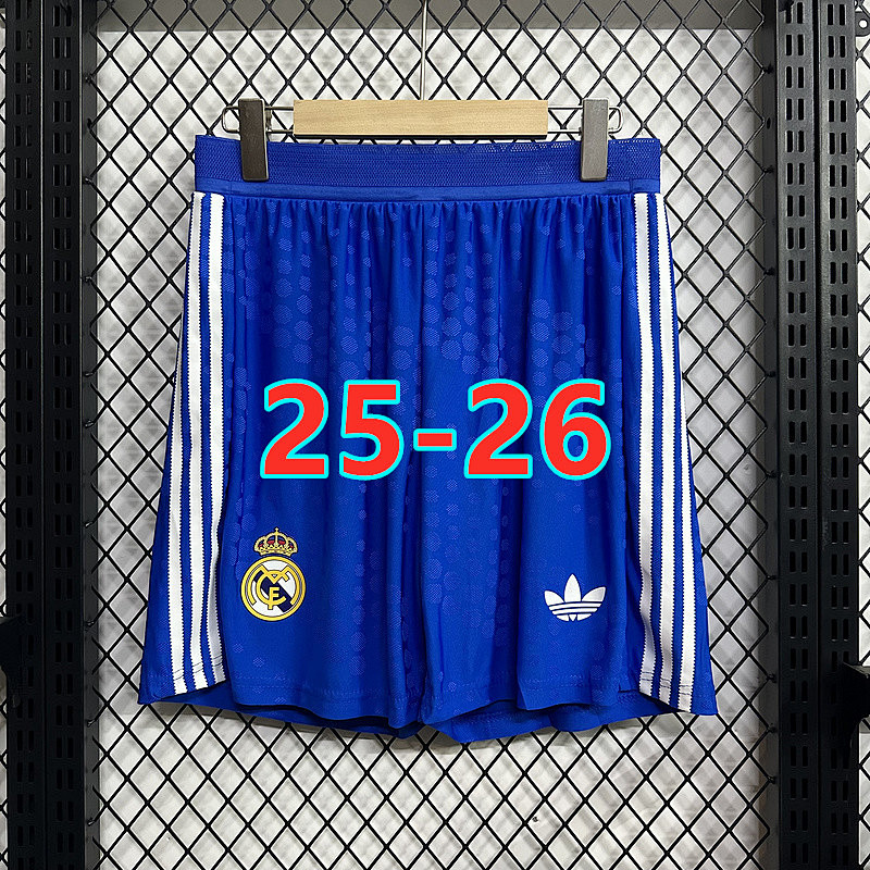 25-26 Real Madrid Third Player Version Shorts S-3XL