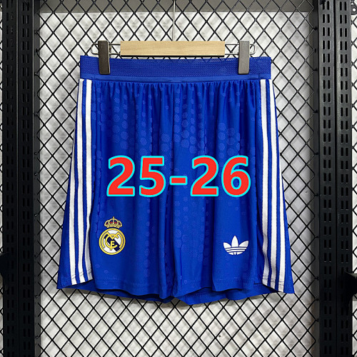 25-26 Real Madrid Third Player Version Shorts S-3XL