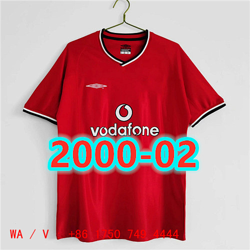 Manchester United Retro Home Jersey S-2XL