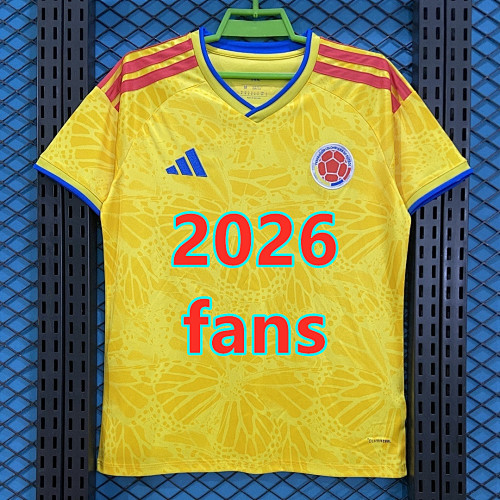 Colombia Home Fans Version Jersey S-4XL
