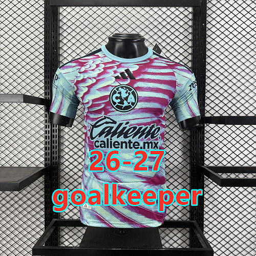 26-27 America Goalkeeper Player Jersey S-4XL