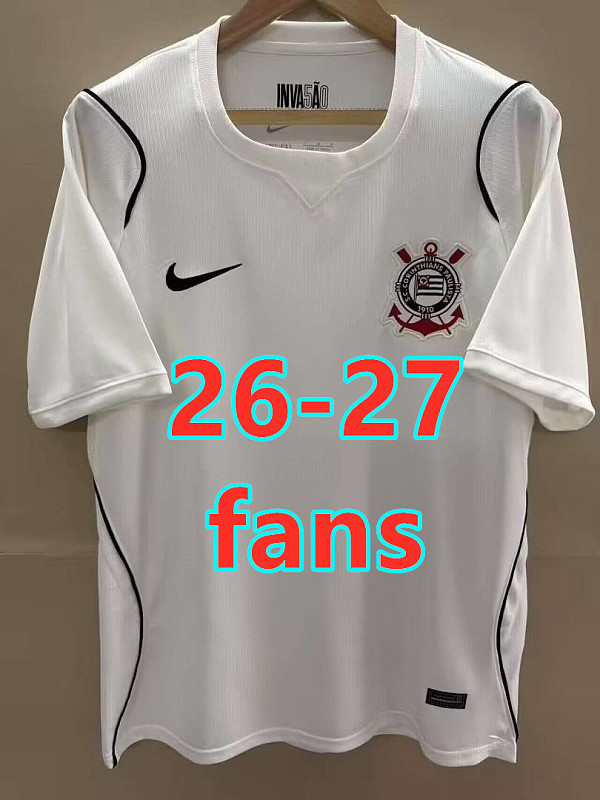 26-27 Corinthians Home Fans Version Jersey S-4XL