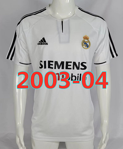 Real Madrid Retro Home Jersey S-2XL