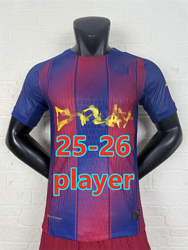 25-26 Barcelona Home Special Player Version Jersey S-4XL