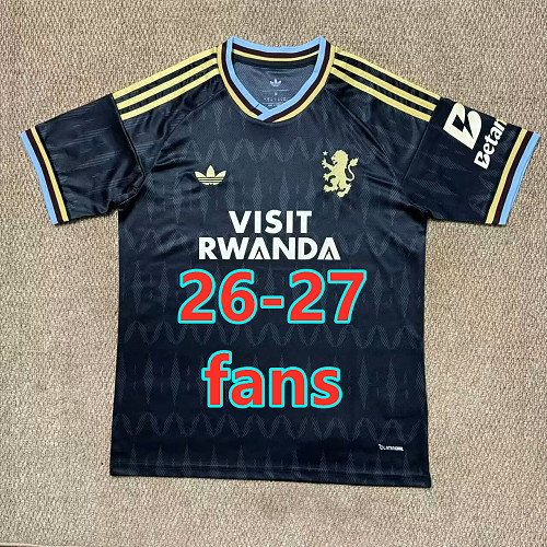 26-27 Aston Villa Away Fans Version Jersey S-4XL
