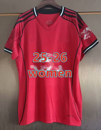 25-26 Manchester United Home Women Jersey S-2XL