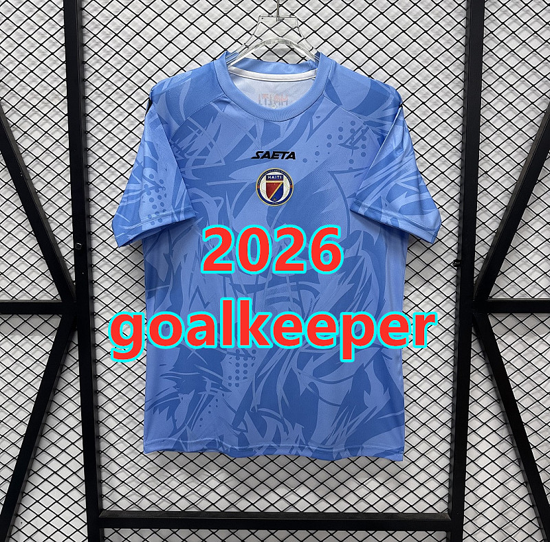 Haïti Goalkeeper Fans Version Jersey S-4XL