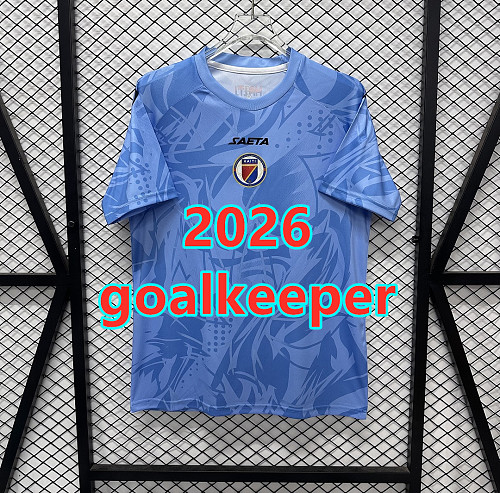 Haïti Goalkeeper Fans Version Jersey S-4XL