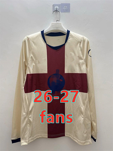 26-27 Barcelona 4th Fans Long Jersey S-4XL