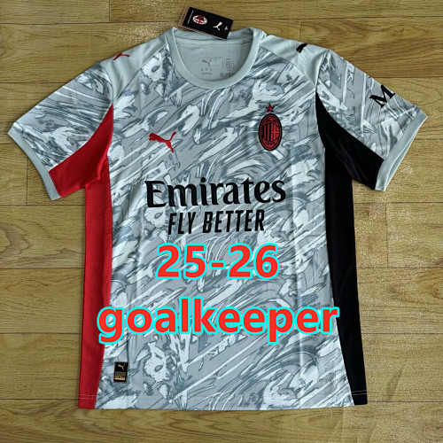 25-26 AC Milan Goalkeeper Fans Version Jersey S-4XL AC