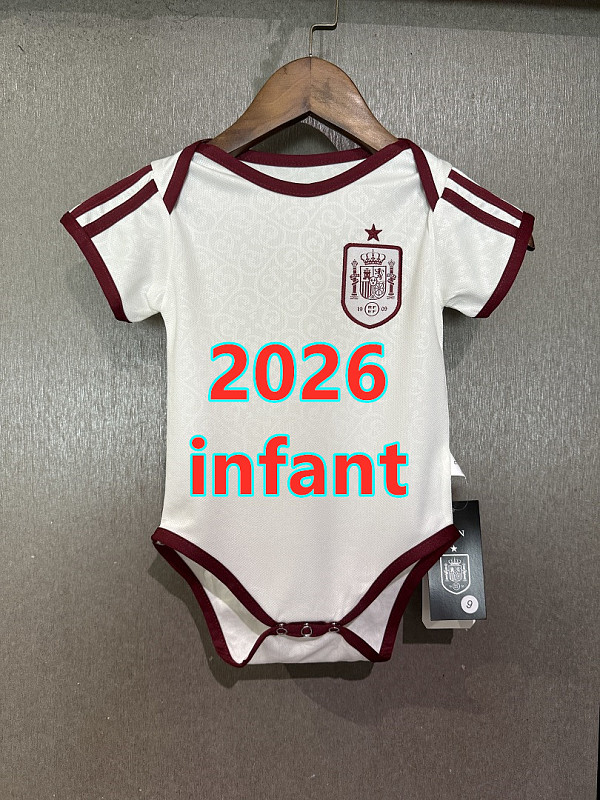Spain Away Infant Jersey 9 -12 BB