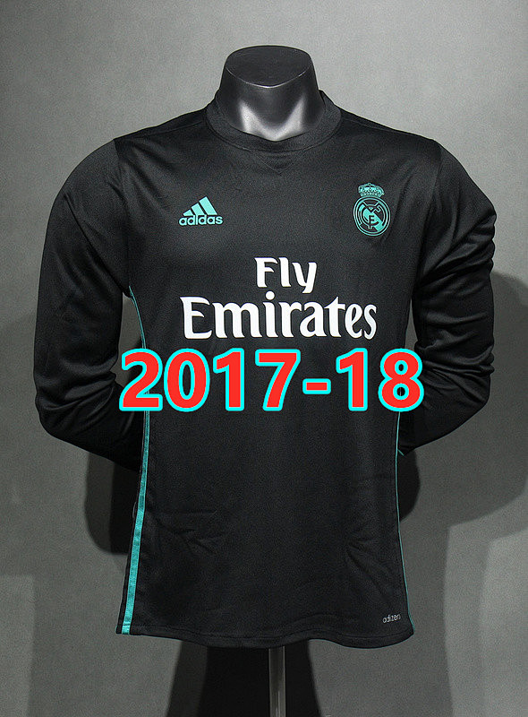 Real Madrid Away Retro Player Long Jersey S-2XL