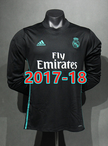 Real Madrid Away Retro Player Long Jersey S-2XL