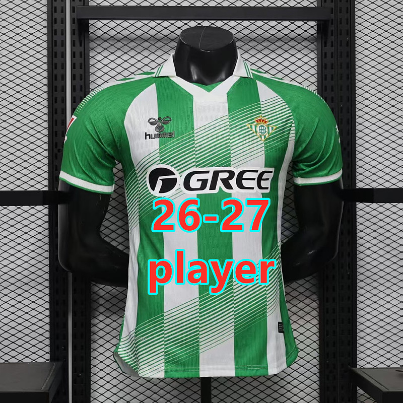 26-27 Real Betis Home Player Version Jersey S-2XL