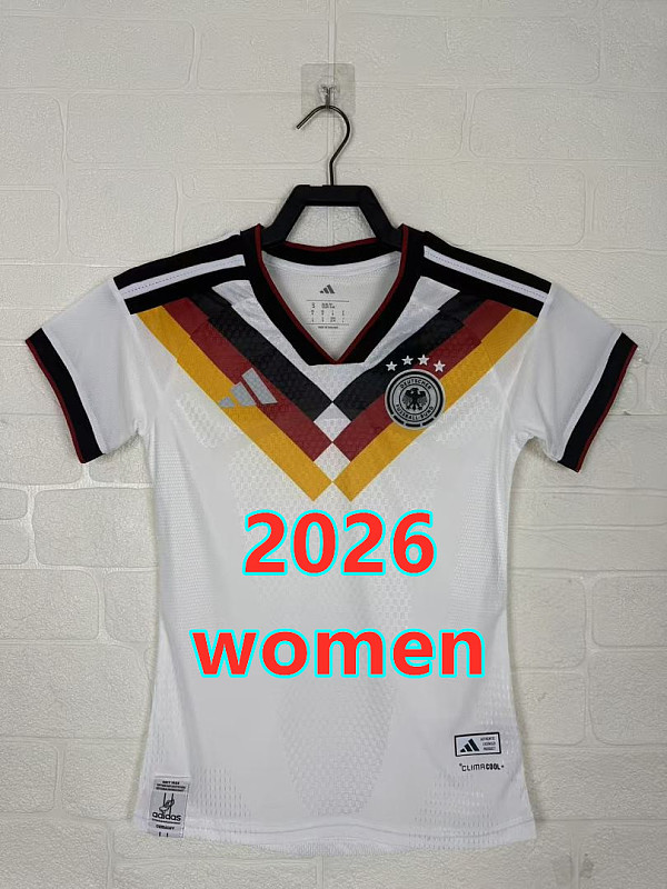 Germany Home Player Version Women Jersey S-2XL