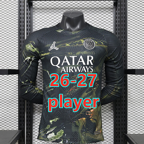 Balenciaga 26-27 Paris Psg Special Player Long Jersey S-3XL